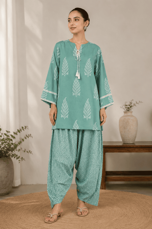 Pista green farshi set
