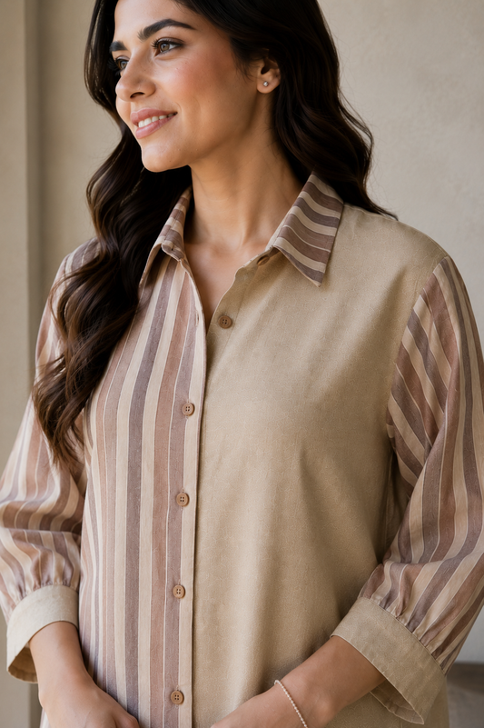 Cotton flex shirt