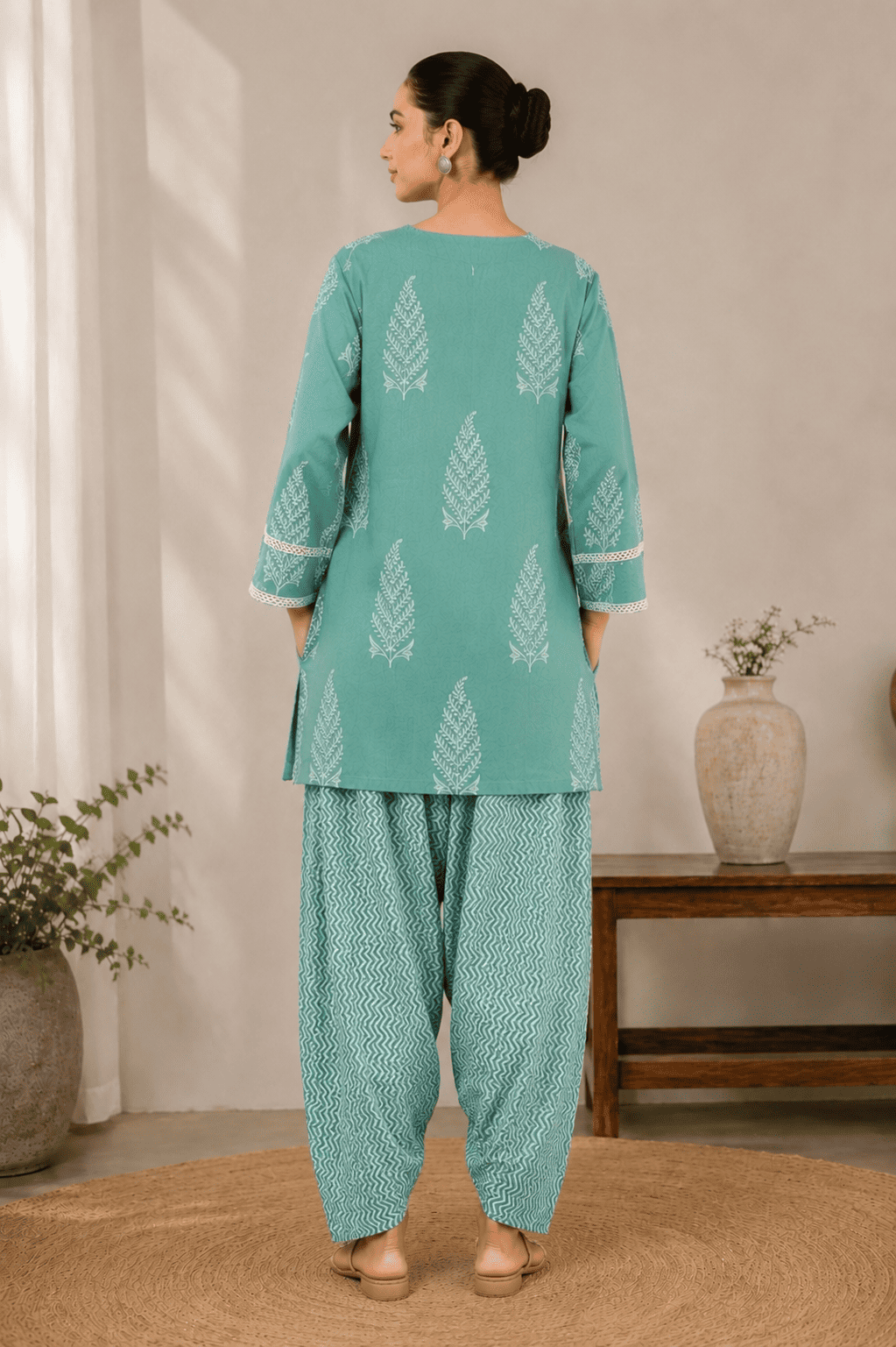 Pista green farshi set
