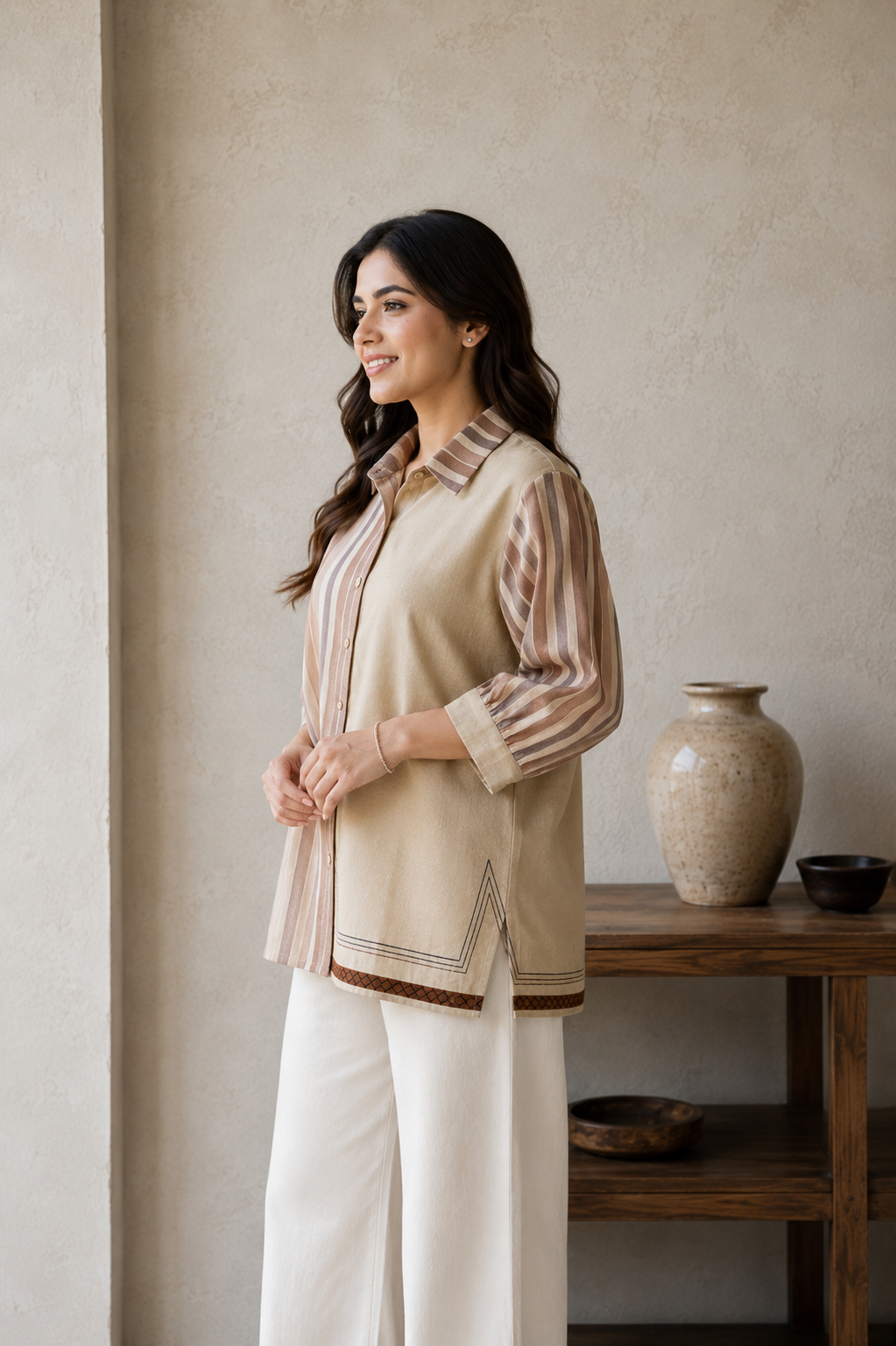 Cotton flex shirt